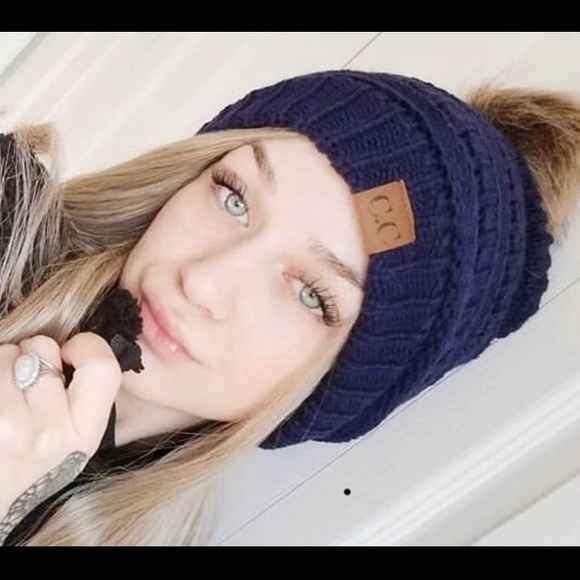 CC Boutique Accessories - CC POM POM STYLE BEANIE!